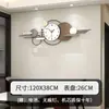 Relógio de Parede Criativo de Panda para Sala de Estar, Relógio de Decoração de Casa Minimalista Moderno de Alta Qualidade, Relógio de Parede Silencioso Estilo Madeira Natural