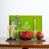 Conjunto de Chá Matcha Japonês 7 Peças Esmaltado em Forno Caixa Colorida Variedade de Conjunto de Ferramentas de 100 Peças Exclusivo Transfronteiriço