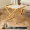 Mesa Pequena Dobrável para Piquenique ao Ar Livre Portátil Mini Mesa de Centro Não é Madeira Maciça Mesa Lateral de Celebridade da Internet para Sala de Estar