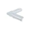 Protectores de Esquina Anticolisión para Ventanas de Aluminio, Protectores de Esquina Aguda de Silicona de Ángulo Recto Antigolpes para Interior de Ventana, Pegatinas para Esquinas