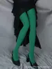 Meias Calças Coloridas Plus Size para Halloween e Natal, Acessórios de Fantasia para Festas, Meias de Cor Sólida