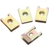 Adecuado para Guardia de Motor de Coche Bumper de Acero Inoxidable Junta Rápida de Alambre Clip de Tuerca Base Hebilla de Control Central