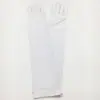 Guantes de spandex para dama elásticos de manga larga etiqueta blancos para conducir protección solar para brazos fabricantes al por mayor para exteriores