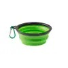 Amazon Transfronteiriça Pet Outdoor Silicone Dobrável Tigela para Cachorro Portátil Outdoor Retrátil Tigela para Cachorro Tigela de Água para Beber