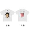 En stock Vlone High Street Big V Mariposa Letra Calavera Esqueleto Limitado Big V Colección Casual Camiseta de Manga Corta para Hombres y Mujeres
