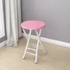Suministro Directo de Fábrica Silla Plegable Silla de Comedor para el Hogar Silla Sencilla Silla de Ocio con Respaldo Taburete Silla Taburete Redondo Portátil para Adultos