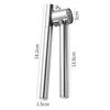 Prensa de Ajo de Acero Inoxidable para Comercio Exterior en Amazon Transfronterizo, Machacador de Ajo de Aleación de Aluminio, Triturador de Ajo Manual, Gadget de Cocina