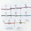 PULSERA DE TARJETA PIDE UN DESEO Amazon Más Vendido Personalidad Europea y Americana Creativa Pulsera de Tarjeta Mapa Mundial