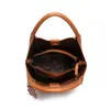 Bolso de hombro para viajes transfronterizos de gran capacidad, bolso tipo cubo con patrón de lichi, bolso para madre e hijo, bolso cruzado moderno y versátil, bolso de mujer hecho a medida