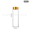Frasco de control sellado 37 mm transparente tapa de rosca frasco de muestra de vidrio cápsula frasco dispensador de polvo medicinal frasco para té de flores agarwood