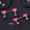 Anillos para Pezones de Acero Inoxidable Más Vendidos Transfronterizos, Anillos para Pezones de Pastel de Helado, Esposas de Rosa, Clavos para Pezones, Comercio Exterior Europeo y Americano