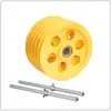 Estante de Almacenamiento de Hilo para Extrusora de 200 mm, Rueda Guía de Hilo, Bastidor de Liberación de Extrusión, Rueda Combinada de Plástico de 250 mm, Rueda Guía de Tensión de Hilo