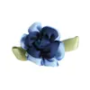 Fita de 3,5cm Flores Pequenas Fita de Poliéster Flores Decorativas Artesanais Cravo Folhagem Bicolor Fita Pequenas Flores Acessórios DIY