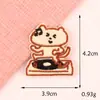 Parche Bordado Termofusible de Animales de Dibujos Animados Pegatinas de Tela Coreanas DIY Souvenir Hecho a Mano Pegatinas de Parche Accesorios Etiquetas de Tela para Planchar