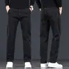Jeans azules de alta gama para otoño para hombre, corte recto y holgado, pantalones de hombre estilo primavera y otoño, 2026 nuevos pantalones casuales elásticos