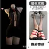 Lencería profundamente seductora, vestido ajustado sexy de rosa, uniforme de secretaria qqny de deseo puro, ropa de dormir de encaje tentación para mujer