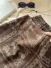 Falda Corta de Gamuza Bordada Jacquard Vintage para Mujer, Nueva Otoño de Cintura Alta Adelgazante Anti-Exposición Línea A