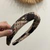 Nueva Banda para el Cabello con Encaje de Oso, Encaje, Cuadros, Smiley, Etiqueta Metálica, Banda para el Cabello, Pin BB, Pin de Pato, Anillo Grande de Cuadros para el Cabello