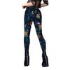 Leggings de Natal Femininas Transfronteiriças Europeias e Americanas Estampa Digital de Alce Levanta Bumbum Calças de Yoga Elásticas Justas Novas para Mulheres