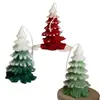 Velas perfumadas navideñas transfronterizas al por mayor Decoración navideña regalos creativos vela Velas con forma de árbol de Navidad