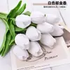 Flores de Tulipa Simuladas Buquê Ins Casamento Sala de Estar Ornamentos de Flores Flores Simuladas de Alta Qualidade Realistas Decorativas Flores Artificiais
