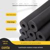 Tubo de Isolamento de Borracha e Plástico Retardante de Chamas Classe B1 Tubo de Borracha e Plástico Preto Revestimento de Tubo de Engenharia à Prova d'Água e Absorvente de Som Algodão de Isolamento de Tubo de Borracha e Plástico