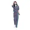 Estilo Coreano Popular en Línea Traje Deportivo Casual para Mujer Primavera y Otoño Nuevo Moda Occidental Reductor de Edad Sudadera Ropa para Correr Conjunto de Dos Piezas