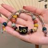 Lindo Pulsera de Garra de Gato y Bodhi para Estudiantes para Envolver Alrededor de Sus Dedos, Pulsera Suave y Divertida, Dulce y Atractiva para Pareja y Mejor Amigo