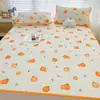 Alfombra de verano de látex con dibujos animados de Tailandia, juego de tres piezas, lavable, alfombra de seda helada, dormitorio de estudiante, individual, doble, aire acondicionado, alfombra suave