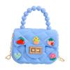 2026 Nuevo Modelo Bolso Mini Pequeño Hecho a Mano con Parches DIY, Bolso Cruzado con Cadena para Mujeres y Niños, Bolso de Gelatina