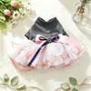 PETCIRCLE Ropa para Mascotas Perros Pequeños Cachorros Mascotas Lindas Otoño Invierno Malla Multicapa Falda Esponjosa Vestido de Princesa para Mascotas