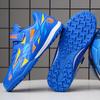 Sapatos de Futebol Infantil Transfronteiriços Sem Cadarços Velcro Solado de Borracha Tf Estudantes do Ensino Fundamental e Médio Sapatos de Treino para Grama Sintética Atacado