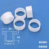 Arandela de nylon M18M20M21 junta aislante de plástico manguito de eje escalonado manguito protector de tornillo manguito aislante para transistor