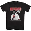 Muhammad Ali Generación de Campeones de Boxeo de Muhammad Ali Estilo Punk Retro Americano Verano Holgado Manga Corta