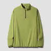 Sudadera transpirable de secado rápido con cuello alto y media cremallera para hombre, chaqueta deportiva versátil de manga larga para primavera y otoño, para correr y fitness