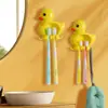 Estante de Pared para Colgar Cepillo de Dientes en el Baño sin Taladro, Estante de Almacenamiento Impermeable y a Prueba de Polvo, Colgador de Cepillo de Dientes Eléctrico para Parejas, Montado en la Pared