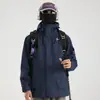 Chaqueta de Montañismo Cortavientos, Impermeable, Corte Holgado, Transpirable, Chaqueta Unisex, Chaqueta Casual para Senderismo y Montañismo al Aire Libre