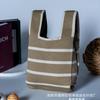 Bolso de Mano Bolso Tejido Bolso de Mujer Bolso de Mano Bolso Cubo Bolso Tote Versátil Bolso Tejido Bolso de Mujer Ligero