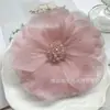 Flores Originales de Malla Hechas a Mano, Perlas de Cristal, Accesorios para Joyería DIY, Accesorios para Ropa, Flores para Zapatos, Flores para Sombreros, Accesorios para Pinzas de Cabello