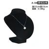 Soporte de exhibición de terciopelo para collares con vista al mar, maniquí de cuello para joyería, soporte para colgantes, mostrador de cuello de maniquí, accesorios de exhibición de joyería