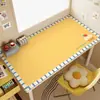 Tapete de mesa de desenho animado, tapete de mesa para estudo, protetor de mesa ecológico para crianças e estudantes com proteção ocular, toalha de mesa à prova d'água para estudantes