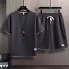 Camisetas de Manga Curta para Homens e Mulheres, Marca Tendência de Verão Tamanho Grande Tops Soltos, Novas Camisetas Versáteis Tendência de Meia Manga