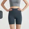 Baile de Mariposa Color de Primavera Sin Línea Embarazosa Sensación de Piel Desnuda Pantalones Cortos de Yoga para Mujer Cintura Alta Levanta Glúteos Ropa Exterior Fitness Deportes Ciclismo Pantalones Cortos