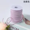 Decoración Colgante de Cuerda de Piel de Vaca Cuerda Blanca de Piel de Ciervo Cuerda de Gamuza Cuerda Trenzada Rosa Cuerda Trenzada Cordón Colgante de Cuerda