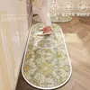 Alfombrillas de suelo de barro de diatomeas antideslizantes y resistentes a las manchas para el hogar de estilo retro americano, alfombrillas de suelo absorbentes para cocina, venta directa de fábrica, venta al por mayor, lujo ligero