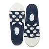 Calcetines de lunares para hombre y mujer, mismo estilo, calcetines invisibles de boca baja con silicona antideslizante, algodón fino de verano, moda japonesa, estilo ins