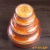 Caixa de Embalagem Ninho de Pássaro e Cordyceps Presente Chinês Novo Estilo Plástico Dourado Transparente Redonda Caixa de Presente Hot-Stamped Recipiente Interno 100g25