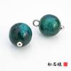 Hebilla de plato de jade sintético cheongsam traje Tang Hanfu botón Hebilla de botón de vidrio de loto estilo nacional traje antiguo traje étnico