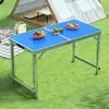 Mesa de Exterior Portátil Liga de Alumínio Dobrável Mesa de Jantar Dobrável Mesas e Cadeiras Piquenique Mesa Pequena Mesa de Feira Redonda Metabo