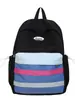 Mochila Nueva de Aspecto Elegante Estilo Chica de Dibujos Animados Estilo Japonés Ins Pequeña Fresca Empalme de Color Contrastante Mochila para Estudiante de Secundaria